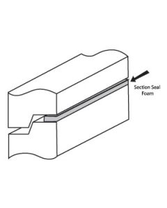 #1071-1018  3/16 x 17ft - Section Seal-Foam Tape