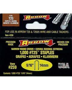 #T25916 9/16 Staples for T-25 Stapler-5000 per box