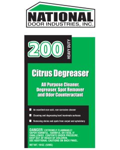 #200 National Door Citrus Degreaser - 19oz  Aerosol (Lime)